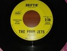THE FOUR JETS Jet Black / Driftin'  Vinyl 45 Pop Debut Promo UK Import EX