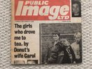 Public Image Ltd PiL Public Image / Cowboy Song 1978 Original Newspaper VG+/VG+