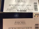 michael buble tickets X2 O2 Arena 29/9/18