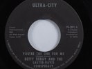 Deep Soul/Funk 45 BETTY RENAY You're The One For Me ULTRA-CITY VG++ HEAR