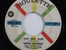 R&B Soul 45 SARAH VAUGHAN One Mint Julep ROULETTE HEAR