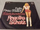 Seltene Angelika Schatz 7“ Vinyl Single -Hallo, Frau Müller / Mädchenherzen-1971