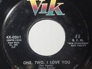 THE HEARTBREAKERS One, Two, I Love You/ Without A Cause 45 rpm VIK Doo Wop R&B ?