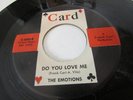 THE EMOTIONS RARE DOO-WOP NORTHERN SOUL R&B 45 CARD LBL DO YOU LOVE ME /SILVERY