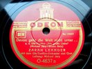 0760/ZARAH LEANDER-Davon geht die Welt nicht unter-Blaue Husaren-78rpm Schellack