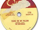 Super Rare 1958 The IMPERIALS Doo Wop 78 RPM Record. Tears on my Pillow