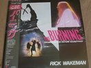 THE BURNING (Rick Wakeman) rare original factory sealed Japan stereo lp (1981)