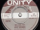 60s 70s Skinhead Reggae MAX ROMEO melting pot '70 UK Pama Unity 7