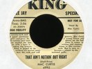 MAC CURTIS That Ain't Nothin' But Right on King Bio Promo Rockabilly 45 Hear