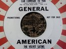 45 rpm record NORTHERN SOUL VELVET SATINS RAREST WHITE LABEL  promo VG++
