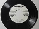 THE LITTLE INCIDENTS Walk On/The Thing 45 rpm Highland 1195 WL Promo RARE FUNK ?