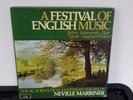 D26D4 ARGO BRITTEN ELGAR A Festival of English Music ASMF MARRINER 4LP BOX EX