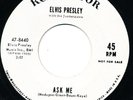 Elvis Presley 45 WHITE LABEL PROMO 47-8440 Ask Me AIN'T THAT LOVING YOU BABY