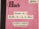 BACH Unaccompanied SOLO VIOLIN 78 rpm Sonata no 4 Alfredo CAMPOLI 3 Record Set
