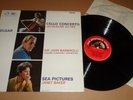ASD 655 ELGAR JACQUELINE DU PRE JANET BAKER 'CELLO CONCERTO, SEA PICTURES' HMV