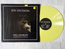 JOY DIVISION SOUL & HEART YELLOW LTD ED VINYL LP P/S INNER RED SUN PUNK ROCK