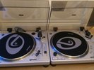  Gemini turntables XL300  direct drive x2 &  VINYL RECORDS bundle