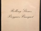 LP ROLLING STONES BEGGARS BANQUET ORIG 1ST UK UNBOXED DECCA 1968 MONO LK 4955