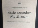BACH - St MATTHEW PASSION - Archiv - EX 4 LP BOX - SAPM 198625/28