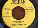 Spooky Halloween Instros 45 Bobby Warren Five - Medicine Man HEAR BOTH  Jordan