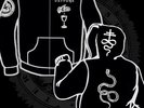 Darvaza - Silver Chalice HOODED SWEATER - Ritual Death - Watain - kaosritual