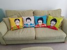 The Beatles Sgt Pepper Cushions Pillows full set 45cm x 45cm