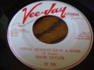 Eddie Taylor Blues 45 on Promo Vee-Jay 