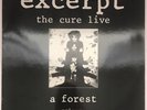 THE CURE EXCERPT THE CURE LIVE A FOREST / PRIMARY 12” NEAR MINT MAXI