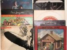 vintage 11 LP David Bowie Kinks Grateful Dead Doors Led Zeppelin LOW GRADE lot