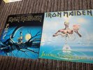 Iron Maiden Vinyl LP's Fear of the dark and Seventh Son