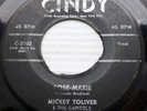 MICKEY TOLIVER the CAPITOLS strong VG doo-wop 45 on CINDY Rose Marie  Millie pcR