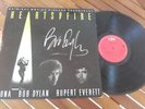 bob Dylan autogramm lp vinyle HEART OF FIRE picture soundtrack signed live PARIS