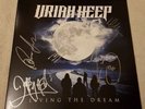 LP-URIAH HEEP-LIVING THE DREAM -SIGNED WHITE VINYL 100 WORLDWIDE ONLY