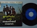 EP MANFRED MANN Groovin' with VINYL EXC COVER VG