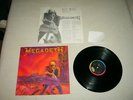 MEGADETH --- rare original 1986 PEACE SELLS LP   Nr1 metal