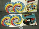 * SUPER RARE* SUPERMAN Record & Book Sets #1 & 2 *ORIG RADIO CAST* 1947 Mussette