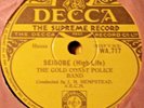 Ghana HIGH LIFE 78 Seigobe / Alontwo GOLD COAST POLICE BAND Decca WA 717