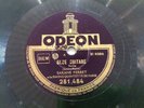 78 RPM SARANE FERRET - Blue guitare- French Jazz Manouche - ODEON 281.484