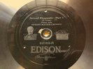 SERGEI RACHMANINOFF - ‘SECOND HUNGARIAN RHAPSODIE PARTS 1 & 2’ 1919 EDISON 78