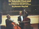 Original Works for Cello and Double Bass Jörg Baumann Klaus Stoll Telefunken LP