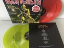 IRON MAIDEN  CHICAGO MUTANTS RULE 1983 RED AND FLUO GREEN VINYLS POSTER INC