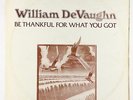 William DeVaughn - Be Thankful For What You've Got LP - Yegrin Korea VG+