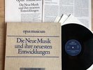 OPUS MUSICUM Avantgarde Music STOCKHAUSEN LIGETI XENAKIS BERIO CAGE 3LP Box MINT