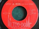 LITTLE JR. JESSE Giving Up On Love 45 on Metro-Dome 1002 TX Chicano Soul HEAR