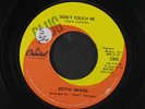 BETTYE SWANN: Don't Touch Me / Closed For The Season 45 (funky Crossover Soul,