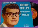 45t  EP  BUDDY HOLLY pionniers du rock - shake rattle and roll  EXC+