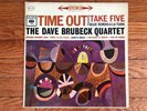 The Dave Brubeck Quartet ?– Time Out 1959 Columbia CS 8192 RE Jacket/Vinyl VG+