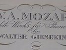 Complete Mozart Piano Sonatas Walter Gieseking Angel ANG-35068--8 USA 11 LP NM