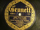 78 : GENNETT 5395-BERNIE CUMMINS - HOME FOLKS BLUES /  IDA  -FIRST RECORD -RARE