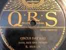 COUNTRY DAVIS_RICE-&THOMAS QRS 9019 Circus Day Rag/Brown Mule Slide V+ (HOT